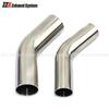 19/25/32/38/45/51/57/63/76mm OD Butt Welding 45 Degree Elbow SUS 304 Stainless Steel Sanitary Pipe Fitting Homebrew