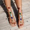 Fashion Fashion Solid Color Buckle Decorated Open Toe Women's Sandals 2025 Summer Flat Soles and Comfortable Outer Wear Shoes Zapatos