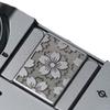 Pulsante di scatto in ottone durevole con motivo floreale inciso per fotocamera XT5/XT30 A7C2 Migliora la presa e la stabilità