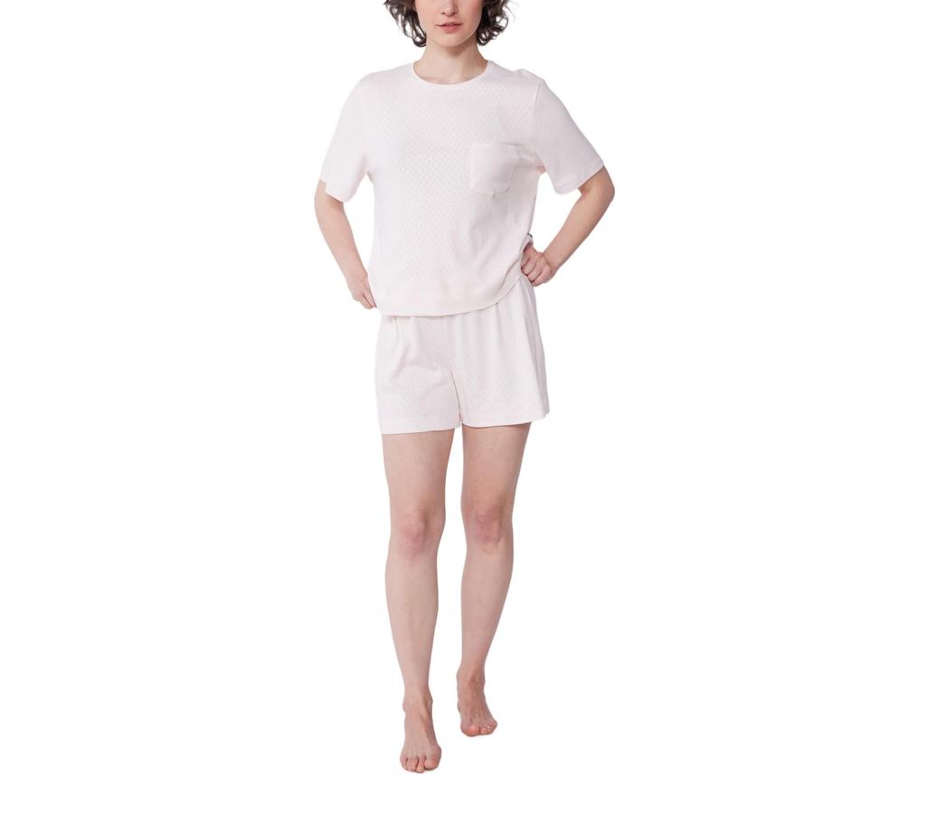 Petit Bateau Short Sleeve Pajamas A0CQK Light Pink S