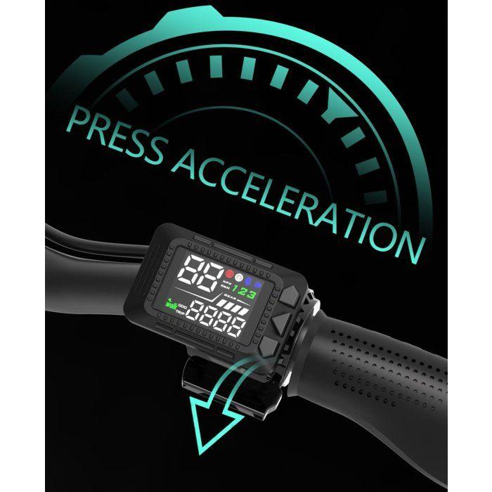 DriveTron DT01 - Elektrická koloběžka - Motor 800W - Baterie 36V 13Ah - Max 30KM/H - Dojezd 35-45km - 10'' pneumatiky - Černá