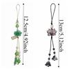 Tassel Detail Chinese-style Pendant Vintage Mobile Phone Chain New Lotus Beaded Key Chains  Unisex