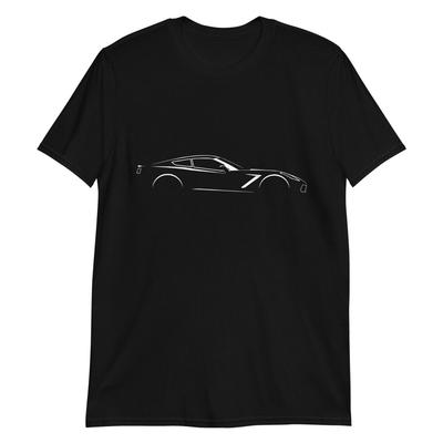 Vette C7 Outline 7th Generation Vette Owner Gift Short-Sleeve Unisex T-Shirt