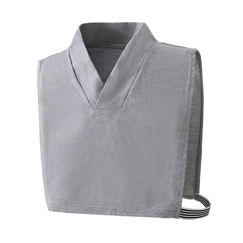 Shirt Lapel Collar Cardigan Sweater Half Shirt Versatile Outfits Collar Girls Half Shirt Decorative Shawl