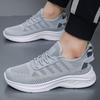 Mens Lightweight Breathable Flyknit Running Shoes Low-Top Casual Sneakers Large Sizes 49-50