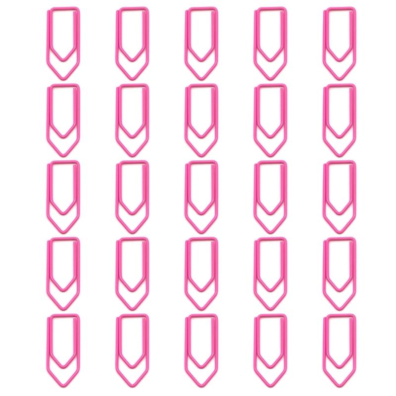 Metal Crayon Paper Clips in Assorted Colors Ideal for Bookmarking and Organizing Office Documents Durabiity
