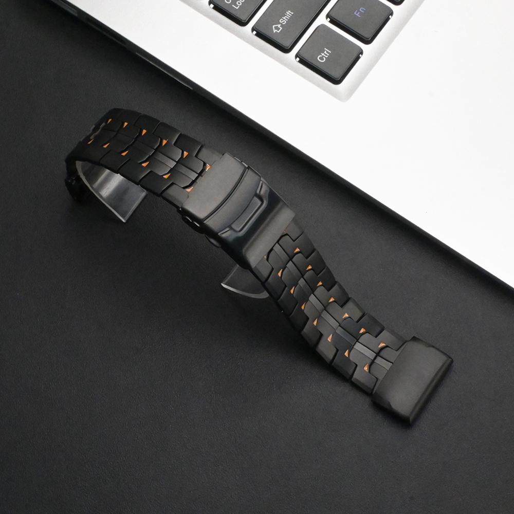 26mm Titan Metallarmband für Garmin Fenix 8 51mm 7X 6X Pro 5X Puls 3HR Tactix 7/Pro Herren Quick Fit Band für Garmin Enduro 3 2 1