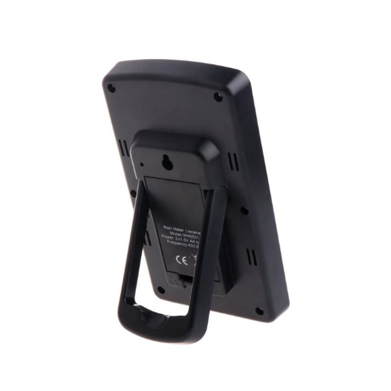 Garden Wireless Digital Display Weather Station Indoor Outdoor Sensor Temperature Rain Gauge Accurately Measure Rainfall