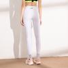 Li Ning Solid Color Casual Yoga High Waist Butt Lifting Leggings Women Leggings White YULT042-1