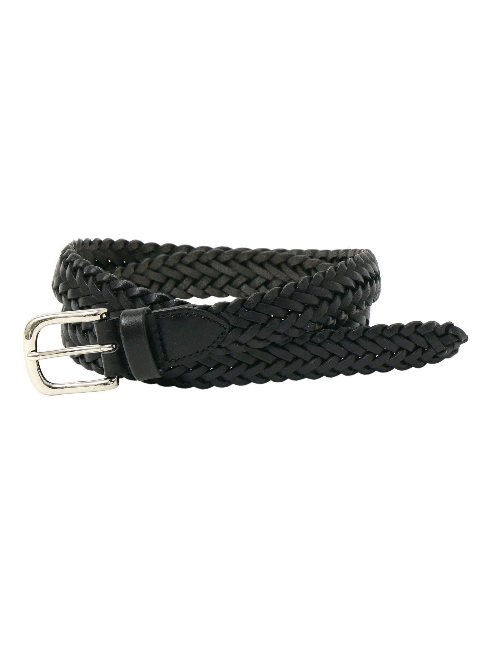 

SHIPS any WYNY Vegetable Tanned Mesh Belt, Men s, Black, Size L, 718130007