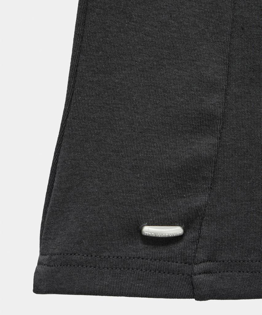 ETRE AU SOMMET Shirring Eyelet Bolero Top (Dark Gray)