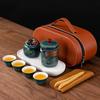 Portable Nordic Ceramic Travel Tea Set