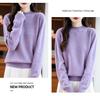 Seamless Thickened Speckle Wool Sweater: Autumn/Winter Fashion Half-High Neck