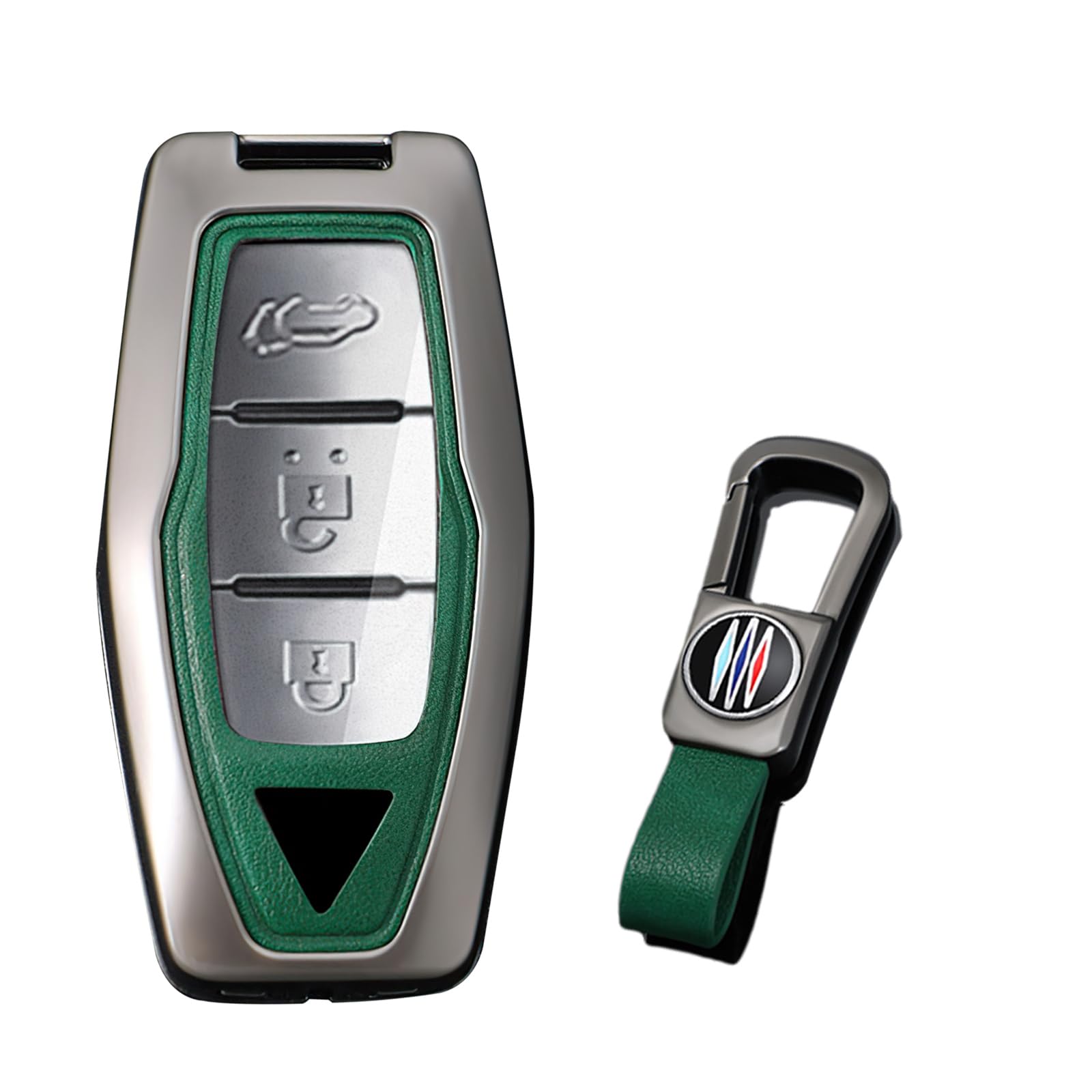 [KUNIO] Mitsubishi Exclusive Key Case Smart Key Cover Key Holder зелёный