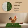 Popular Washable Artificial Grass Mat for Nesting & Hatching In Chicken Coops