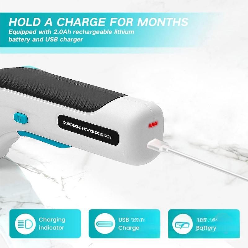 Fast Lithium Cloth Scissors Cardboard Scissors Convenient Electric Round Blade Cutting Machine
