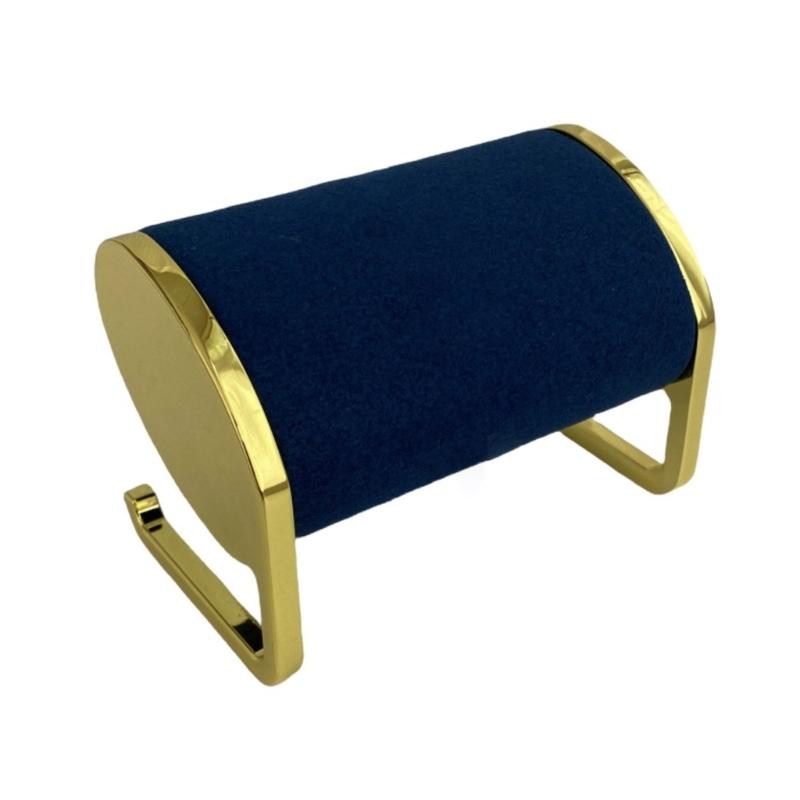 Elegant Bracelet Jewelry Display Stand Delicate Long Plush Jewelry Display for Watches and Bangles with Metal Support