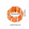 Yellow Retro Geometric Irregular Beaded Bracelet - Exaggerated Light Luxury Style Jewelry