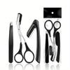 3/4/5/11/12pcs Eyebrow Trimmer Set Scissors Tweezers Eyebrow Razor Scraping Eyebrow Comb Razor Eyebrow Clip Makeup Tools