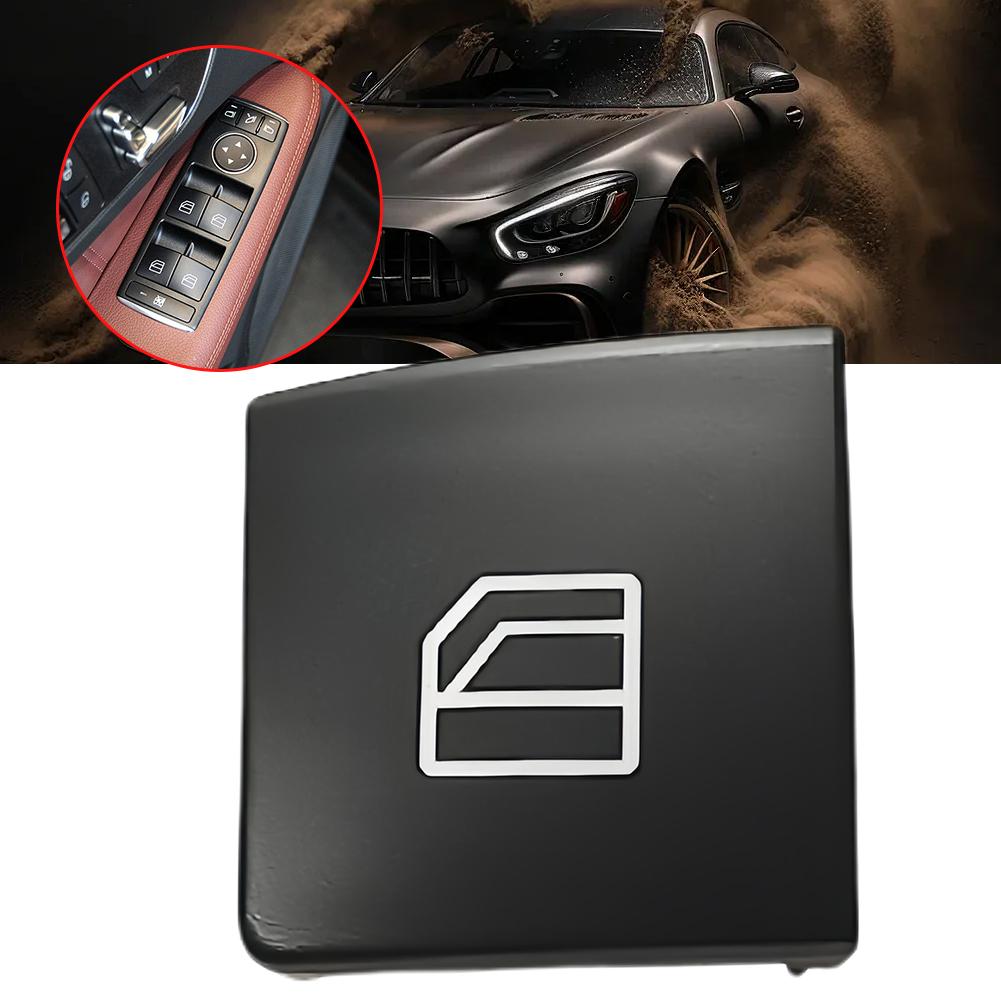 Switch Button Cover Cap Window Regulator Switch Button Car Window Control Switch Cover for Mercedes Benz C GLK E W204 X204 W212