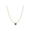 TIFFANY & CO . Elsa Peretti 18 Karat Gold, Grüner Jade Halsketten Damen Grün 60018507