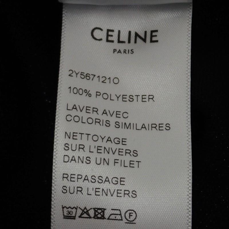 CELINE  2Y567121O.38AW S Nylon Jacket Black Polyester Mens