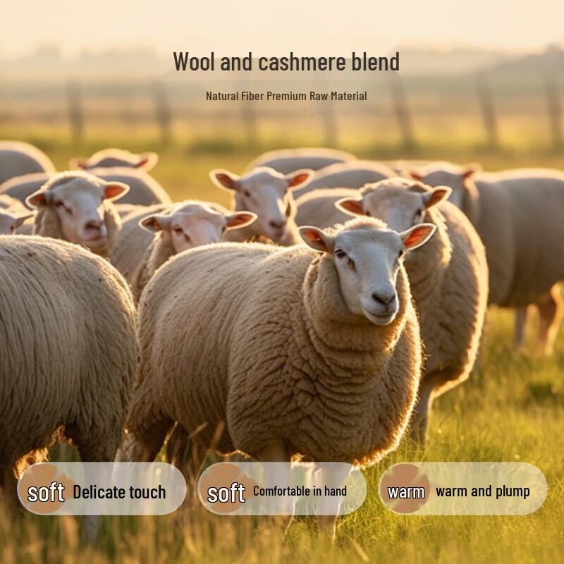 K-Boxing Men s Merino Wool Blend Round Neck Pullover Sweater FYET3346 2XL