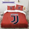 Set Copripiumino Trapuntato Juve Federa Federe Decorazione Casa Regalo di Compleanno (1 * copripiumino + 2 * federa, senza nucleo)
