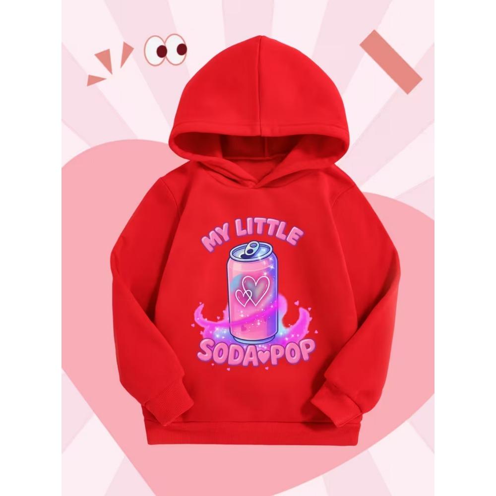 My Little Soda Pop Dětské mikiny K-Pop Hudba Korejské Anime Mikina Hip Hop Oblečení pro kluky Dárek Roztomilé tričko Volný Dětský top