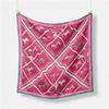 Luxury Horse Print Silk Square Scarf Women Spring Neck Tie Shawl Wraps Female Hair Hand Wrist Headkercheif Hijab Bandana