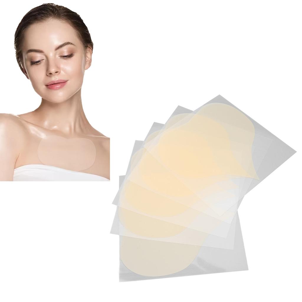5PCS Chest Wrinkle Pads Silicone Chest Tightening Moisturizing Patches Wrinkle Removal Treatment