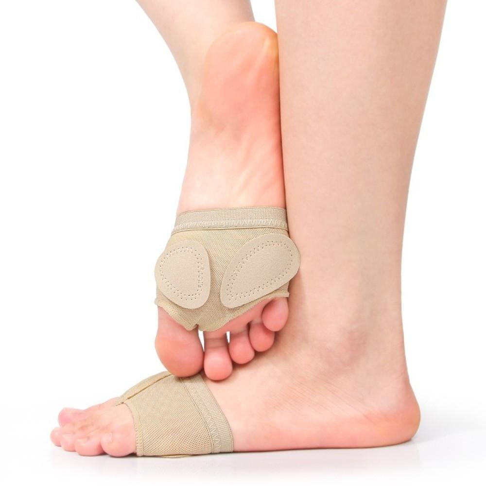 1pair Double Patch Toe Pads Non-Slip Half Sole Forefoot Socks New Dance Paws Cover  Fitness
