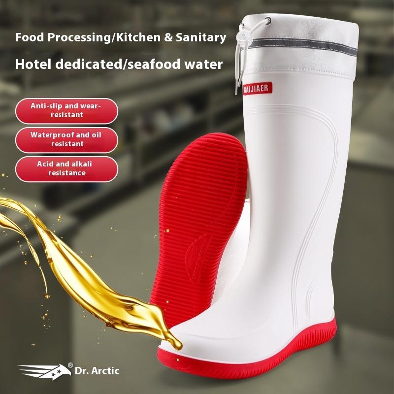High Quality Factory Manufacture Waterproof Anti-slip Rain Boots Multi-site Using PVC Work Boots Gumboots