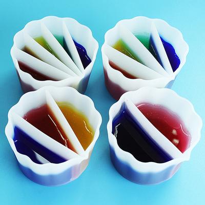 Silicone Split Cups For Paints Pouring Acrylic Paint Pour Cup 5 Channels Dividers Diy Epoxy Resin Tools For Jewelry Making Craft