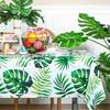 Jungle Palm Leaf Birthday Party Table Cloth Plastic Table Cloth Waterproof And Oil Resistant Birthday Party Table Cloth