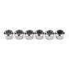 6 In Line Semi Closed Guitar Locking Tuners Tuning Pegs Machines Heads Set for ST Tele Electric Guitar