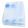 10PCS Transparent Vacuum Storage Bag Foldable Clothes Organizer Compressed Package with Pump