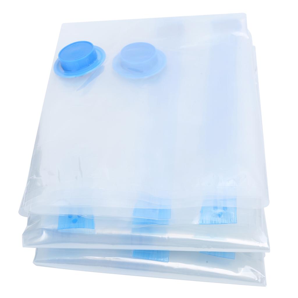 10PCS Transparent Vacuum Storage Bag Foldable Clothes Organizer Compressed Package with Pump