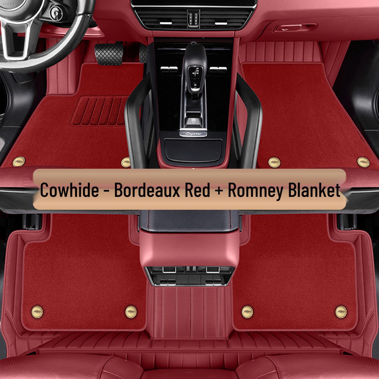 Full-Coverage Cowhide Floor Mats Kit for ZEEKR L7/LS6/L6/LS7