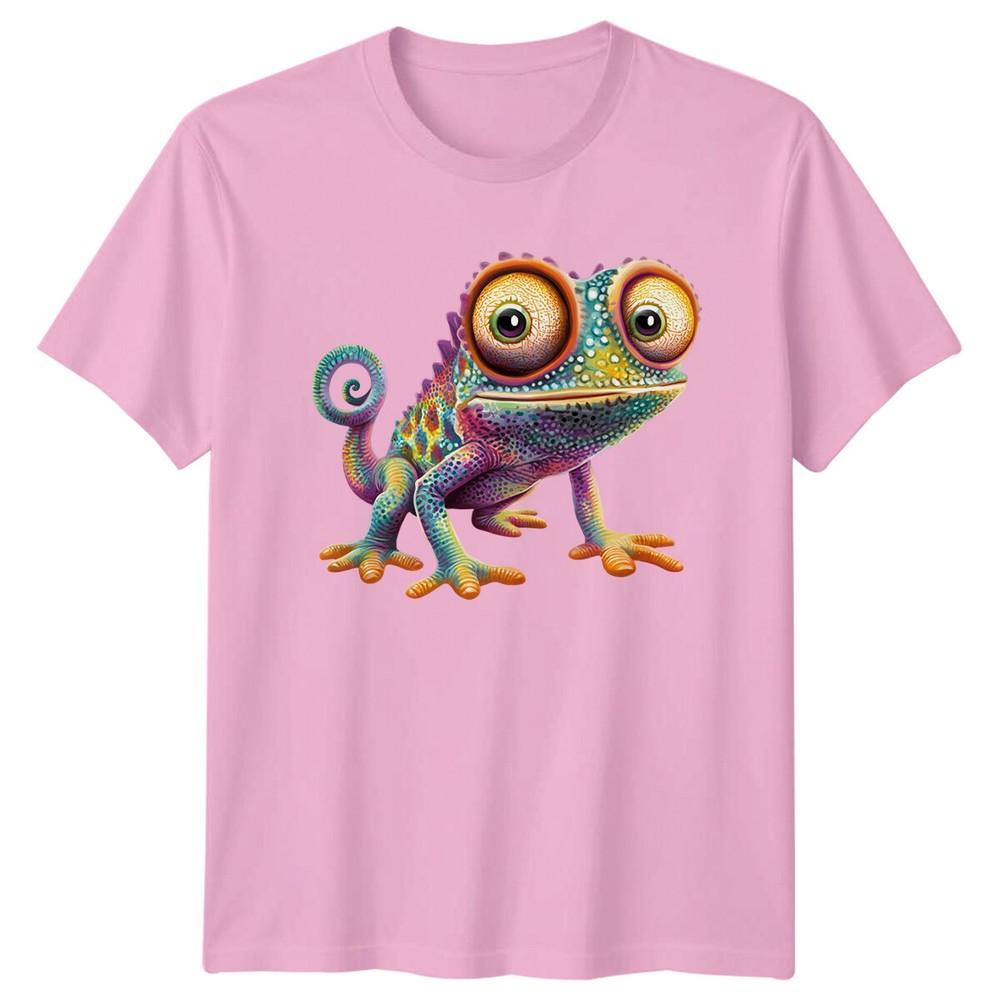 Chameleon Reptile Animals Unisexs TShirt Unisexs Tee Vibrant Graphic Unisex Top