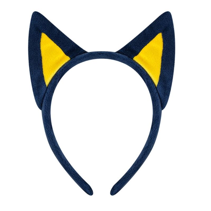 Набор аксессуаров для костюма лисы: плюшевый хвост, накладной нос, кошачьи ушки на ободке, аксессуары для костюма животного для косплея на Хэллоуин