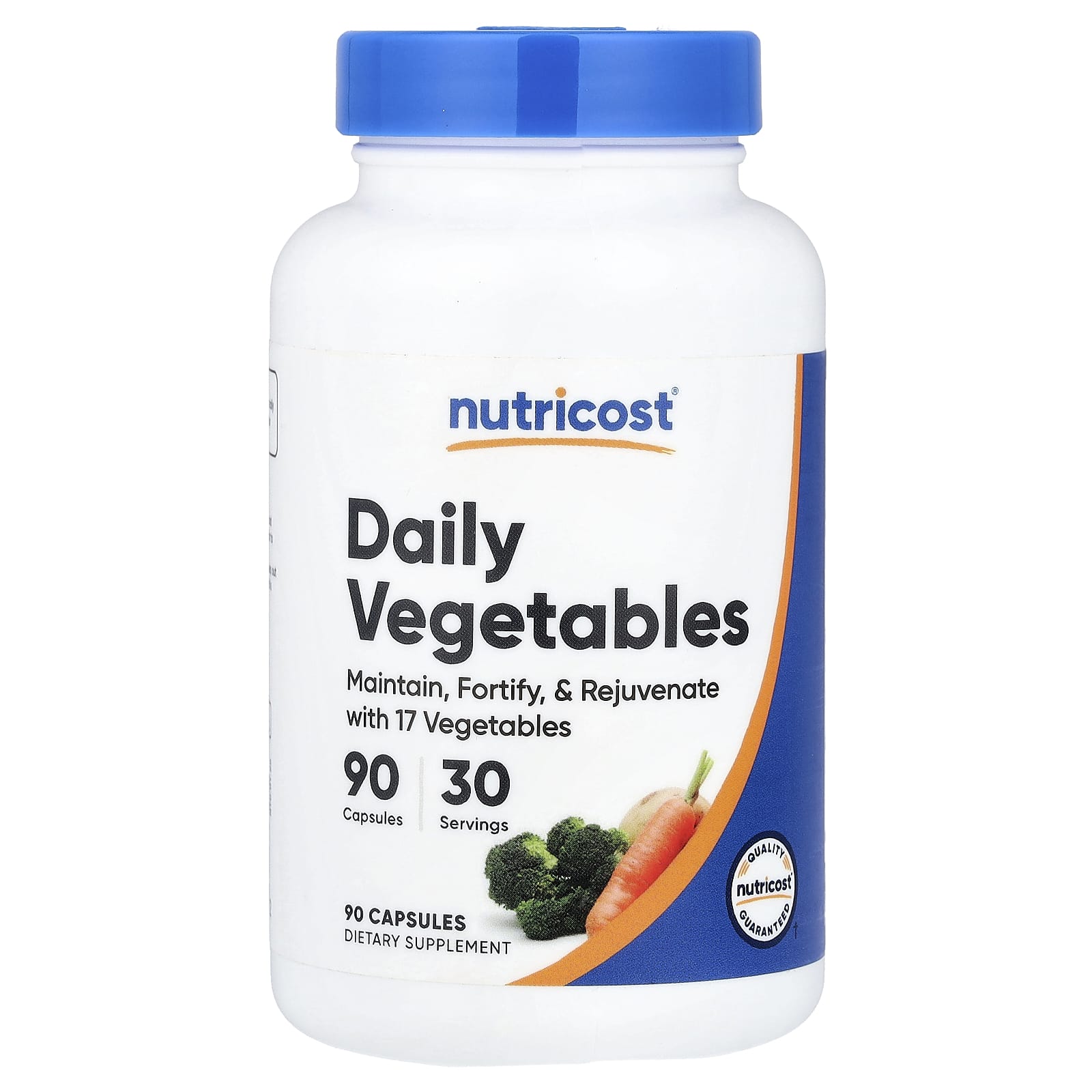 

Nutricost, Daily Vegetable, 90 Capsules