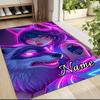 Custom Name "Flame Warrior's Name" Carpet Rug Customizable Soft Washable Anti-Slip Home Living Room Sofa Mats Personalized Rug. 0909149
