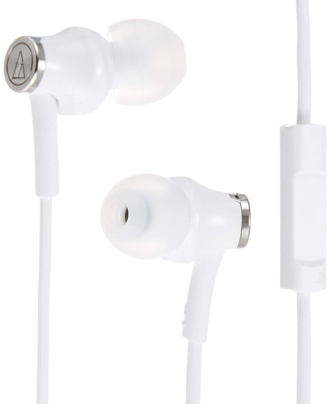 

Наушники-вкладыши audio-technica для смартфонов с пультом управлениямикрофоном, белые ATH-CK350iS WH