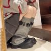 Boots Women's Summer American Vintage Martin Boots Brown Tall Boots Long Boots Western Cowboy Boots