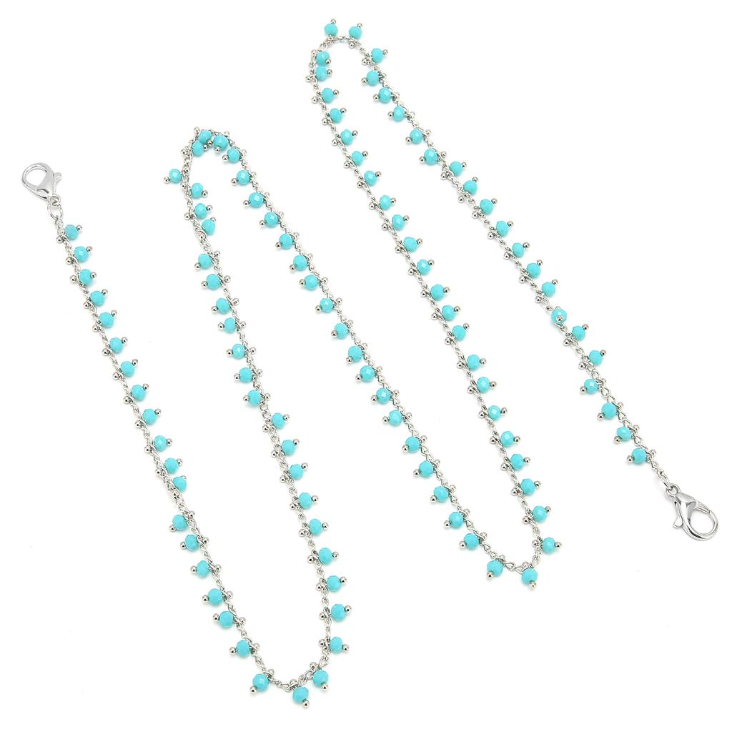 Lanyard Kette Halsband Band Perlen Lanyard Mundschutzhalter Tragbare Brillenbänder