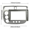9 INCH Modified Panel for HONDA Civic 2001-2006 LHD MANUAL AC Dashboard Center Console Frame Panel Trim Cover