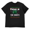 Freak In The Sheets Excel Funny Ugly Christmas TShirt Rapper Graphic Tees Boys Animal Harajuku Streetwear Vintage T Shirt