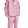 Versatile Casual Fashion Thickened Long-sleeved Sweater Pants Two-piece Suit