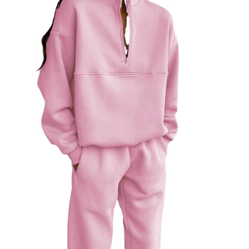 Versatile Casual Fashion Thickened Long-sleeved Sweater Pants Two-piece Suit